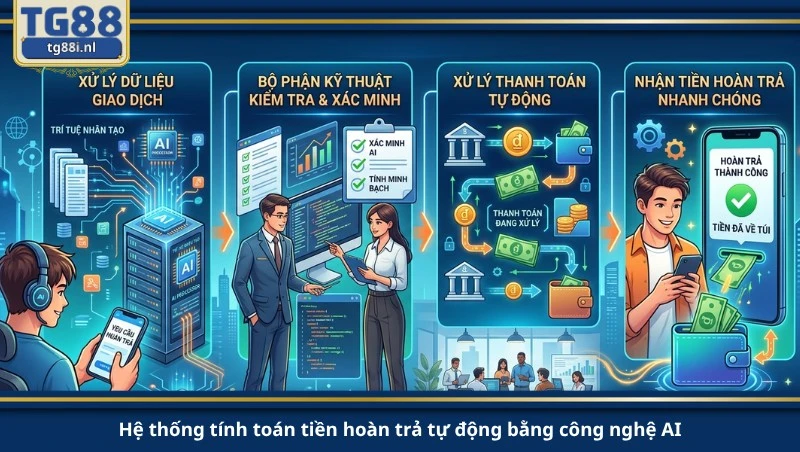 Hệ thống tính toán tiền hoàn trả tự động bằng công nghệ AI.