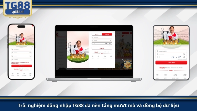 Trải nghiệm đăng nhập TG88 đa nền tảng mượt mà và đồng bộ dữ liệu.