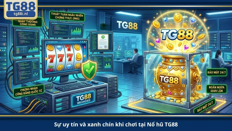 Sự uy tín và xanh chín khi chơi tại Nổ hũ TG88.