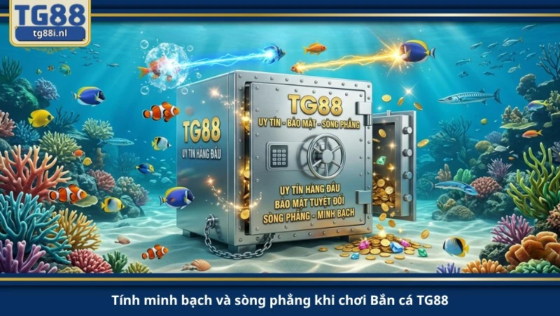Tính minh bạch và sòng phẳng khi chơi Bắn cá TG88.